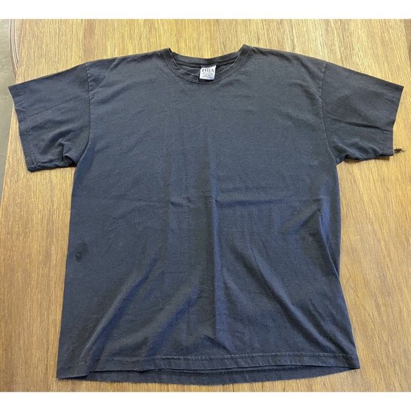 Vintage Bella 50/50 Black Tee Made in USA One Size - Picture 1 of 6